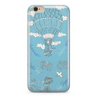 Apple iPhone 6 6s Kılıf Vintage Seyahat Arka Kapak Koruma Desenli Full Koruyucu