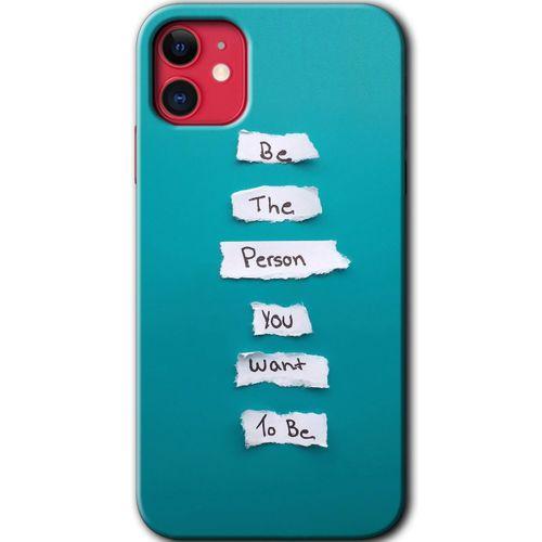 iPhone 11 Kılıf HD Desen Baskılı Arka Kapak - Want You + Kırılmaz Cam