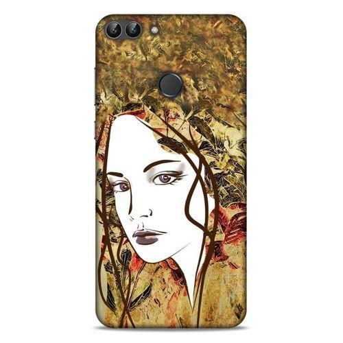 Lopard Huawei Psmart Uyumlu Kılıf Sürreal Yüzler ♀ (28) Arka Kapak Desenli