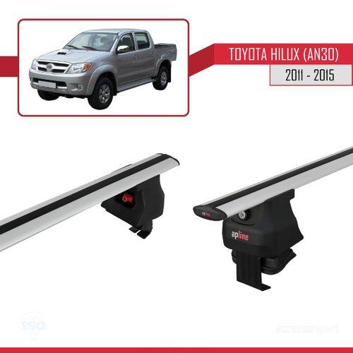 Toyota Hilux (AN30) 2011-2015 Arası ile uyumlu ACE-4 Ara Atkı Tavan Barı GRİ
