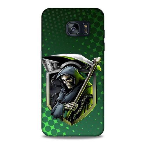 Samsung Galaxy S7 Edge Uyumlu Kılıf Motorsiklet (29) Arka Koruma Kılıfı Kurukafa
