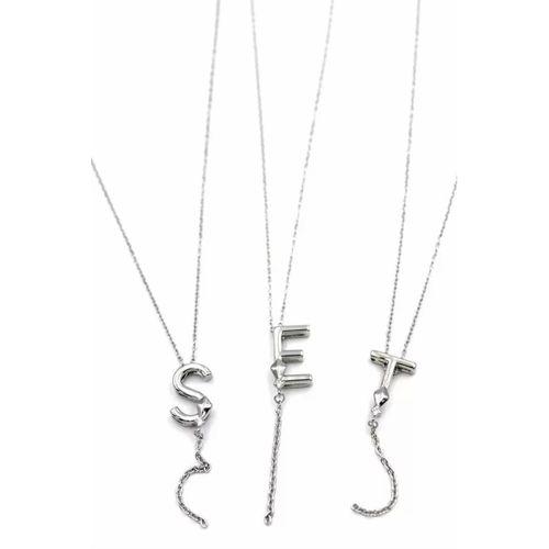 Uzak Şehir Harf Kolye - Gümüş