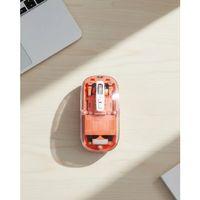 Bluetooth Ve Usb Destekli Kablosuz Şeffaf Mouse Sessiz Kullanım