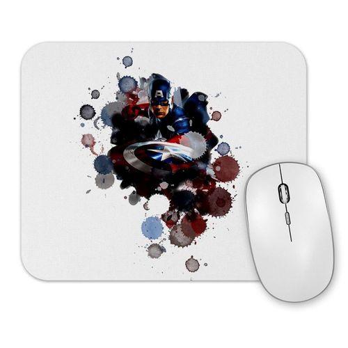 Captain  America Splash Art Mouse Pad