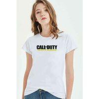 Call Of Duty İnfinite Warfare Logo Baskılı Beyaz Kadın Tshirt