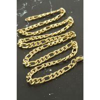 Oval Zincir Çelik Kolye 55 cm