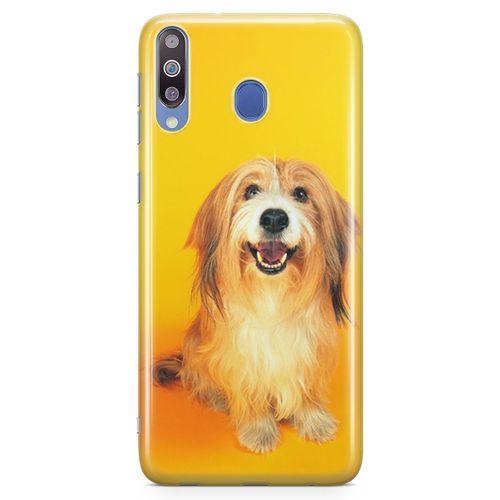 Samsung Galaxy M30 Kılıf Collie Arka Kapak Koruma Desenli Full Koruyucu