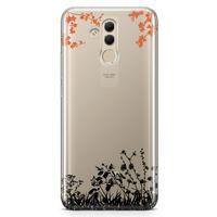 Huawei Mate 20 Lite Kılıf Ot Bahçesi Arka Kapak Koruma Desenli Full Koruyucu