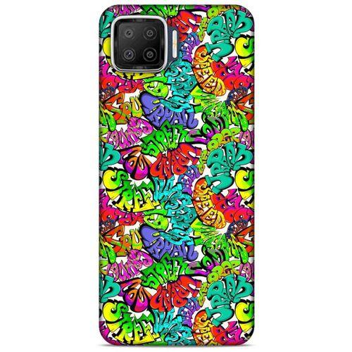 Graffitix (21) Desenli Silikon Kapak Oppo A73 Kılıf