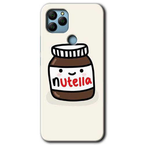 Potkal Hediye Fabrikası General Mobile GM 21 HD Baskılı Kılıf + 9D Tam Ekran Koruyucu - Nutella Aşkım