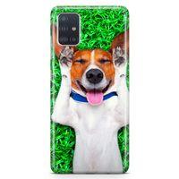 Samsung Galaxy A51 Kılıf Pozcu Arka Kapak Koruma Desenli Full Koruyucu