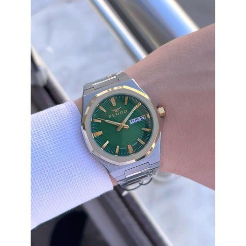 Ferro Çelik Kordon Nişan Ve Damat Saati Olarak ITALIAN DESIGN 3 Atm Erkek Kol Saati EFM40136-A3