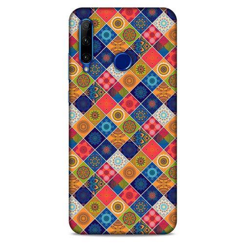 Ethnic Culture (42) Huawei Y6P Kılıf Silikon Kapak Desenli