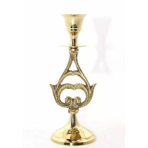 Tekli Pirinç Şamdan Model 6