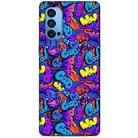 Graffitix (20) Desenli Silikon Kapak Oppo Reno 4 Pro Kılıf