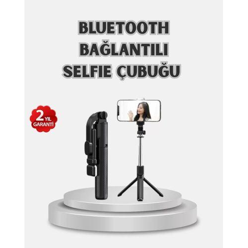 Kablosuz Bluetooth Selfie Çubuğu – 360° Dönebilir Başlık, Taşınabilir Ve Şık Tasarım