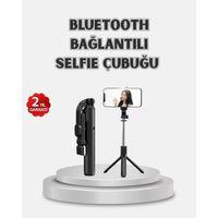 Kablosuz Bluetooth Selfie Çubuğu – 360° Dönebilir Başlık, Taşınabilir Ve Şık Tasarım