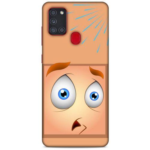 Emojix (55) Samsung Galaxy A21s Kılıf Silikon Kapak Desenli