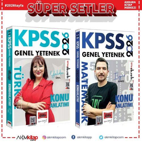 Yargı 2026 KPSS Türkçe ve Matematik Konu Anlatım Seti 2 Kitap