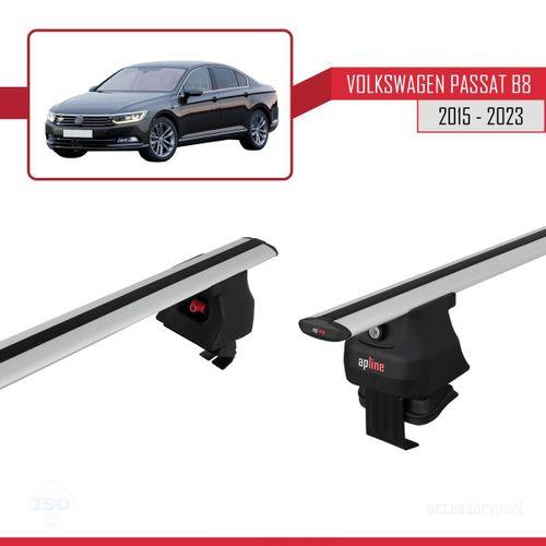 Volkswagen Passat (B8) 2019-2023 Arası ile uyumlu ACE-4 Ara Atkı Tavan Barı GRİ