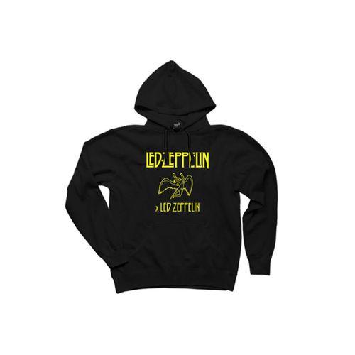 Led Zeppelin Angel Siyah Kapşonlu Sweatshirt Hoodie