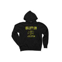 Led Zeppelin Angel Siyah Kapşonlu Sweatshirt Hoodie