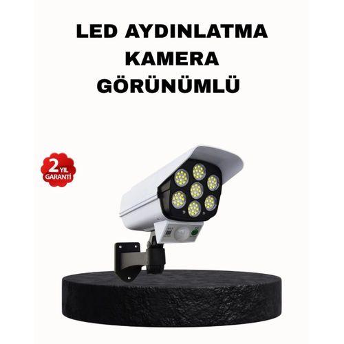 Güneş Enerjili Güvenlik Işığı Dış Mekan 5 Eksen Ayarlı Ve Pır Hareket Sensörlü
