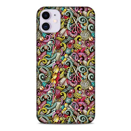 Graffitix (46) Desenli Silikon Kapak Apple Iphone 11 Kılıf