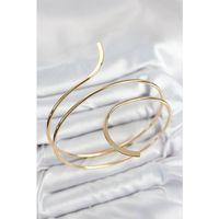 Pirinç Sarmal Model Gold Renk Pazu Bileklik