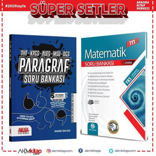 Bilgi Sarmal TYT Matematik ve Ankara Kitap Merkezi Paragraf Soru Bankası Seti 2 Kitap