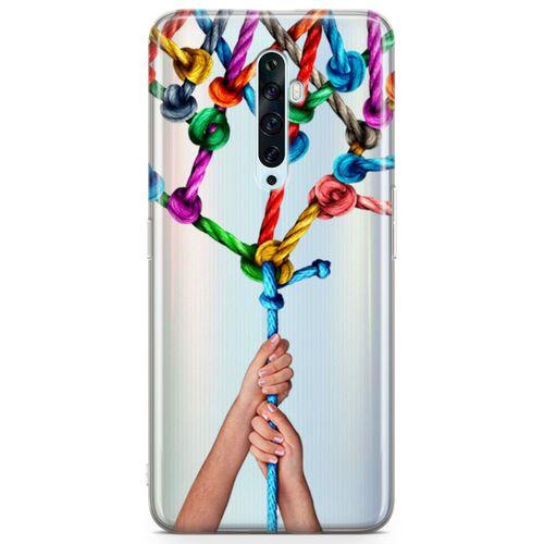 Oppo Reno2 Z 2019 Kılıf Bağlılık Arka Kapak Koruma Desenli Full Koruyucu