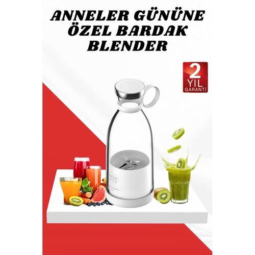 Anneler Gününe Özel Hediye Bardak Blender Paslanmaz Çelik Bıçaklı