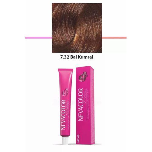 Premium 7.32 Bal Kumral - Kalıcı Krem Saç Boyası 50 g Tüp