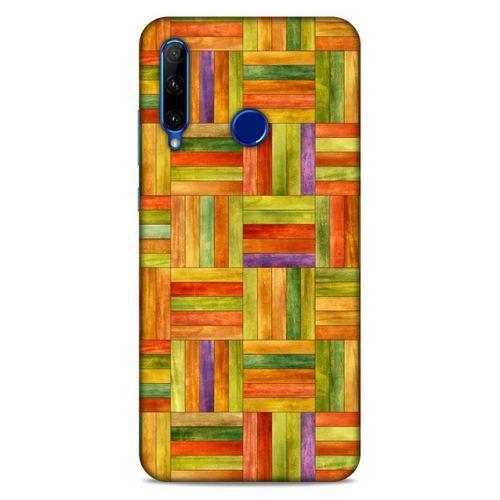 Lopard Huawei Honor 20 Lite Uyumlu Kılıf Wood'X (50) Shockproof Kılıf Desenli