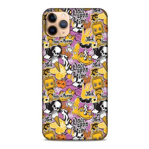 Retro (3) Desen Kapak Renkli Apple Iphone 11 Pro Kılıf