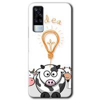 Vivo Y31 2021 Kılıf HD Desen Baskılı Arka Kapak - İdea Lamp