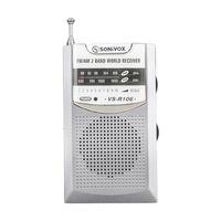 Sonivox VS-R106 Analog Radyo Gri Renk