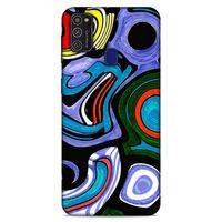 Lopard Samsung Galaxy M21 Uyumlu Kılıf Soyut Sanat (25) Baskılı Antişok Kapak