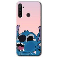 BeRa Aksesuar Realme 5i Kılıf Baskılı Kapak - Stitch +Tam Kaplayan Mat Seramik