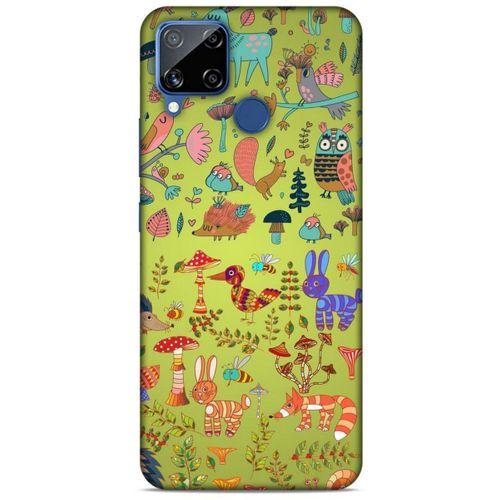 Animax Flora Jungle Oppo Realme C15 Kılıf Desenli Silikon
