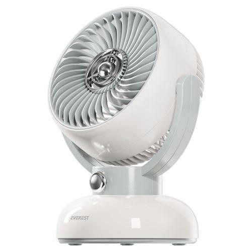 EVEREST EFN12, KREM, 3 Kademeli Hız, Masaüstü Kullanım, Taşınabilir, Dahili 1200mAh Bataryalı, USB Şarj Girişli, Vantilatör