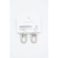 TF Zincir Küpe - Gümüş