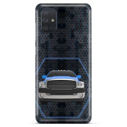 Lopard Samsung Galaxy M51 Uyumlu Kılıf PickUpX (8) Baskılı Kılıf Gece Mavi