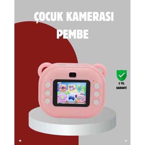 Anında Baskı Özellikli Çocuk Kamerası – 24mp Hd Çift Lens, 32gb Hafıza Ve Oyun Modu