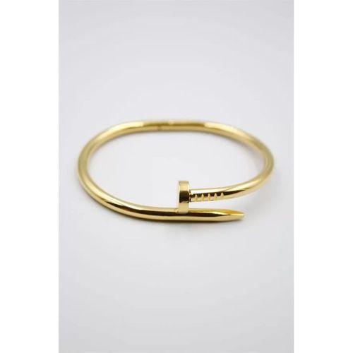 Taşsız Çivi Çelik Bilezik - Altın