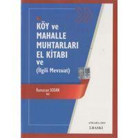 Köy ve Mahalle Muhtarları El Kitabı ve İlgili Mevzuat