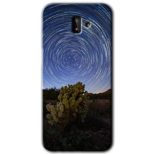 Galaxy J6 Plus Kılıf HD Desen Baskılı Arka Kapak - Eclipse Sky