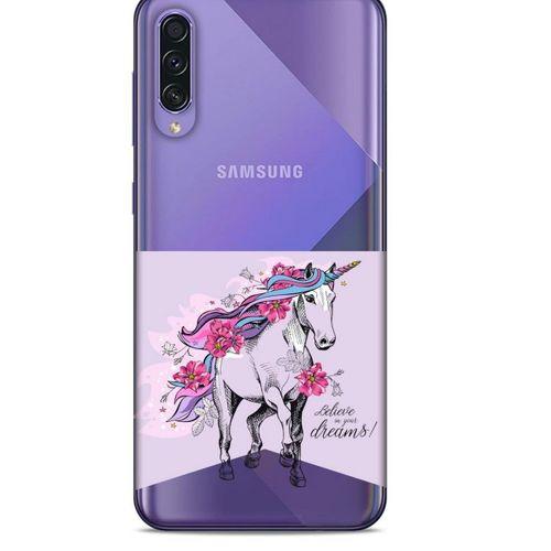 Zoologix (22) Samsung Galaxy A50s Şeffaf Kılıf Silikon Desenli