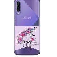 Zoologix (22) Samsung Galaxy A50s Şeffaf Kılıf Silikon Desenli