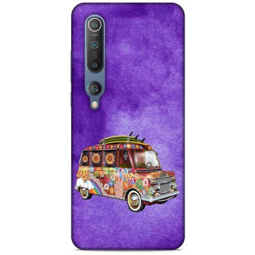 Retro (39) Desen Liquid Crystal Kılıf Renkli Xiaomi Mi 10 Kılıf